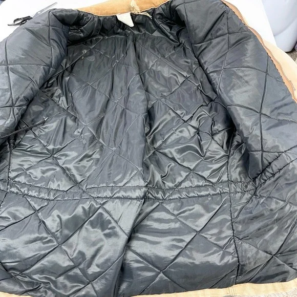 Vintage‎ Carhartt Mens Chore Coat Size 44T Quilted CQ196 Grunge Thrash Distress